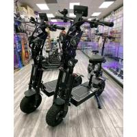 ราคา 5600W Electric Scooter Adult Dual Motor Top Speed 50 mph Electric Scooter Range 56 Miles 11 Inch Off Road Escooter Tires Dual Shock Absorber Sports E Scooter with Seat Capacity 550 Lbs (126581036936)