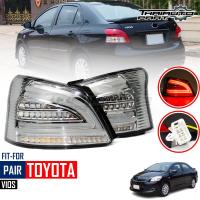 ราคา ไฟท้ายแต่ง ไฟท้าย LED รุ่น โตโยต้า วีออส TOYOTA VIOS ปี 2007 2012 พร้อมชุดสายไฟ 1 คู่ กดเลือกสี (25824325701)