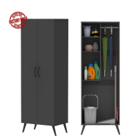 ราคา wood ตู้ทำความสะอาดห้องเรียนตู้ไม้กวาดสุขาภิบาลระเบียงตู้ยูทิลิตี้ไม้ถูพื้นตู้เก็บของไม้กวาดตู้เครื่องมือทำความสะอ (25930280389)