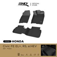 ราคา 3D Mats พรมปูพื้นรถยนต์ HONDA CIVIC 11 FE RSEL e HEV 2021 2026 พรมกันลื่น พรมกันนํ้า พรมรถยนต์ (10240537571)