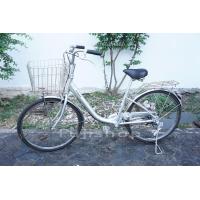 ราคา จักรยานแม่บ้านญี่ปุ่น ล้อ 24 นิ้ว ไม่มีเกียร์ อลูมิเนียม Panasonic สีเงิน จักรยานมือสอง (26197001396)