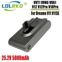 ราคา NEW Brand Hot New brand For Dreame vacuum cleaner V11 V12 battery Mijia Dreame V10Pro V12Pro 25 2V 5000mah lithium battery new brand power (21922482467)