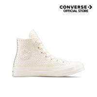 ราคา CONVERSE รองเท้า CHUCK 70 WOVEN LEATHER HI CREAM Women A16402CF H5CMXX (26331268038)