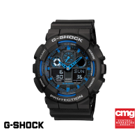 ราคา CASIO นาฬิกาข้อมือผู้ชาย G SHOCK YOUTH รุ่น GA 100 1A2DR วัสดุเรซิ่น สีดำ (336687838)