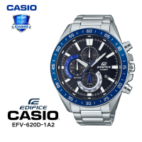 ราคา นาฬิกา Casio Edifice EFV 620D 1A2 หน้าปัดดิจิตอล สายแสตนเลส สีดำ พร้อมตัวเข็มหมากรุกและขนาดหน้าปัดใหญ่ สำหรับผู้ชาย (22224188275)