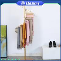 ราคา Hasune ที่ห่วงแขวนผ้าพันคอ Celana Setelan แบบเกลียวอเนกประสงค์ชั้นวางพื้นราวโชว์ผ้าพันคอทันสมัยประหยัดพื้นที่ (25293360160)