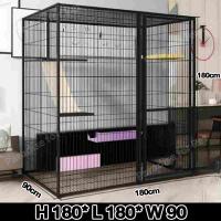 ราคา Carry home กรงแมว Cat Cage กรงแมวแบบใหญ่ๆ บ้านแมวแบบใหญ่ พื้นที่ว่างขนาดใหญ่ ป้องกันไม่ให้สัตว์เลี้ยงหลบหนี กรงแมว พื้นที่ขนาดใหญ่ (25287160166)