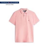 ราคา Tommy Hilfiger เสื้อโปโล ผู้ชาย รุ่น MW0MW32346 TY6 สีชมพู ทรง Regular (25657785601)