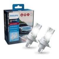ราคา หลอดไฟหน้า LED H4 Philips Ultinon Pro9200 HL 400 18W 12V 24V 5800K ประกัน 5ปี (24624049101)