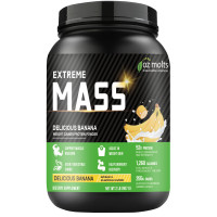 ราคา Ozmolts Extreme Mass Gainer Powder Chocolate เวย์โปรตีน โปรตีน ลีนไขมัน สนับสนุนการออกกำลังกาย Protein Weight Gainer 2LB (23189348707)