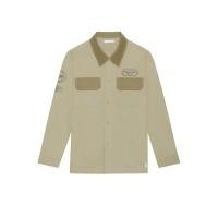 ราคา MOO 10 24 Explorer Club Shirt เสื้อเชิ้ตแขนยาว แต่งตัดต่อปกต่างเฉดสี แต่งกระเป๋าหน้า ปัก Explorer Club ตรงหน้าอก ตกแต่งดีเดลปักอาร์มลวดลาย Boy Scouts ที่แขน แต่งดีเดลกระดุมแป๊ก (22880844676)