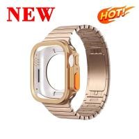 ราคา เคสป้องกัน สาย for Apple Watch Series 11 10 46mm 42mm สายนาฬิกาสแตนเลส Bracelet Metal Strap iWatch 11 เคส สาย strap (23352819951)