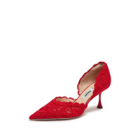 ราคา Staccato Bridal Wedding Shoes Closed Toe Dress Pumps Stiletto Heel with Stitching Lace ED334 (25887050542)