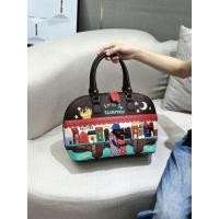 ราคา LETIFE กระเป๋าสะพายทรงเปลือกหอยสีบล็อก ปักลาย ความจุมาก (25850352248)