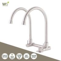 ราคา WS ก๊อกเดี่ยวอ่างซิงค์ 2 คอ แบบตั้งพื้น รุ่น Wang WS 0333 (173245545)