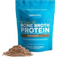 ราคา Paleovalley 100 Grass Fed Beef Bone Broth Protein 470g Powder Rich in Collagen Peptides Hair Skin Gut Health Bone Joint Support 15g Protein Per Serving No Gluten or GMOs (26439152840)