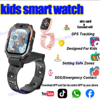 ราคา นาฬิกาเด็ก ไอโม 4G เล่นไลน์ line ได้ สามารถใส่ซิมโทรได้ โทรวิดีโอ นาฬิกาโทรศัพท์ z6 Kid s Watch 4G GPS tracker Kids can call like cellphone call video imoo (26021980030)