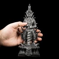 ราคา ท้าวเวสสุวรรณ แท้จากวัด รุ่นรวยมหาเศรษฐีทวีทรัพย์ 8นิ้ว ปลุกเสกโดยหลวงพ่อพัฒน์ วัดห้วยด้วน แร่เหล็กน้ำพี้ พระเวสสุวรรณของขลังโชคลาภ สายมู (14810769845)