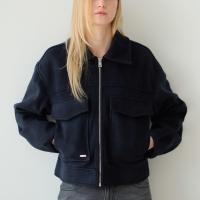 ราคา GREYSCALE JK01 Wool Pocketed Jacket 2 colors กระเป๋าใช้ได้ทั้งด้านบนและด้านข้าง (25316659536)