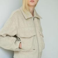 ราคา GREYSCALE JK01 Wool Pocketed Jacket 2 colors กระเป๋าใช้ได้ทั้งด้านบนและด้านข้าง (25316659535)