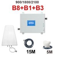 ราคา 5 Band Repeater สัญญาณ B28 700 900 1800 2100 2600 Dual อินเทอร์เน็ต4G LTE Booster ชุด2G 3G 4G GSM DCS เครื่องขยายเสียง (24127200794)