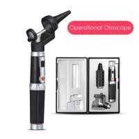 ราคา Top Quality Ear Cleaning Speculum Device LED Nose Earwax Remover Tweezer Hartman Micro Endoscope Alligator Crocodile Forceps Otoscope Set (24404514089)