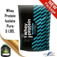 ราคา Whey Protein IsoIate Pure 5 lbs เวย์โปรตีน proflex สูตร isolate รสจืด 1 ถุง 2 26 kg (1218420720)
