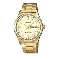 ราคา Casio นาฬิกาผู้ชาย สีทอง สายสแตนเลส รุ่น MTP V003G 9AUDF (701884)
