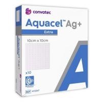 ราคา AQUACEL Ag Extra แผลกดทับ แผ่นดูดซับแผล 10cm x 10cm 4 in x 4 in ยกกล่อง 10 ชิ้น (26240733910)