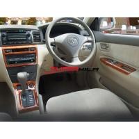 ราคา Toyota Altis 2002 2007 ชุดแต่งภายในหน้าคอนโซล ลายไม้ 6ชิ้นรวมเกียร์ ชุดแต่ง ของแต่ง (18096014603)