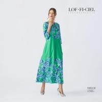 ราคา LOF FI CIEL Maxi dress Ivy เดรสยาว สีเขียวอมฟ้า FBBSGR (24832473681)