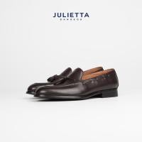 ราคา JULIETTA Tassel Loafer Calfskin Brown (17330457437)
