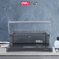 ราคา เครื่องเข้าเล่มเอกสาร Deli เครื่องสันกระดูกงู เจาะกระดาษ เข้าเล่มกระดูกงู สันห่วง 1 เครื่อง รุ่น 3871 (22821874381)