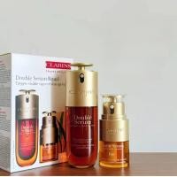 ราคา New version of Clarins Double Extract Two piece Set Double Extract essence 50ml Double Extract Eye Cream 20ml (24488144953)