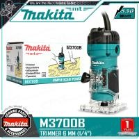 ราคา MAKITA ทริมเมอร์ เครื่องเซาะร่องไม้ เราเตอร์ Trimmer ขนาด 6มม 1 4นิ้ว 530วัตต์ รุ่น M3700B โฉมใหม่ มาแทน MAKTEC มาคเทค MT372 (175531808)