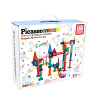 ราคา PicassoTiles 150 Pc Marble Run Building Blocks Set (22879301184)