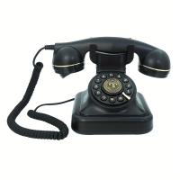 ราคา Corded Landline Phone for Home Black Retro TelephoneVintage Old Fashion Telephone Set Desktop Antique Telephones for School Office Hotel Decor (23876575946)