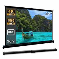 ราคา Mini Projector Screen 4K ขนาด 40 50 นิ้ว พกพา ตั้งโต๊ะได้ ภาพสดคมชัด ใช้งานได้ทั้งดูหนังและนำเสนองาน พร้อมรับประกัน (25952901769)