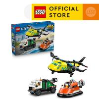ราคา LEGO City 60505 Airplane Service Truck Hovercraft Remix 990 Pieces Building Blocks Kids Toy (26056253104)