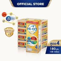 ราคา นมกล่อง ยกลัง x4ลัง นมยูเอชที นมไฮคิวสูตร4 3พลัส ซูเปอร์โกลด์ รสจืด180 มล 108 กล่อง นม UHT HiQ Super Gold UHT (15777826367)