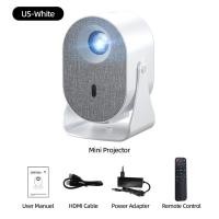 ราคา GOOJODOQ โปรเจคเตอร์ Mini Projector 4k 4 5w ลำโพงคู่ 160Ansi Android 9 พร้อมรีโมทคอนโทรล (26402042876)