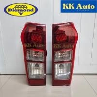 ราคา ไฟท้าย Dmax all new รุ่น X SERIES ดีแมก ออนิว เบ้าดำ 2012 2019 LED 1 9 Blue power อีซูซุ Isuzu D max ตราเพชร (24740524865)