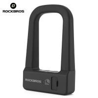 ราคา ROCKBROS Smart U Lock NFC กันน้ำแบบพกพาซิลิโคนป้องกันรอยขีดข่วนล็อกจักรยานป้องกันการโจรกรรม600MAh อุปกรณ์เสริมจักรยานถนน MTB แบบชาร์จไฟได้ (23604049540)