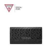 ราคา GUESS กระเป๋าสตางค์ผู้หญิง รุ่น F9455151 ABBAS SLG SLIM CLUTCH สีดำ (23195971094)
