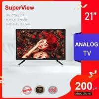ราคา ทีวี SuperView LED TV ทีวี21นิ้ว tv ทีวี ทีวีจอแบน โทรทัศน์ (1754722361)
