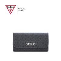 ราคา GUESS กระเป๋า รุ่น S9455151 ABBAS SLG SLIM CLUTCH สีดำ (25649900761)