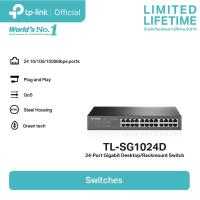ราคา TP Link TL SG1024D 24 Port Gigabit Desktop Rackmount Switch (418115620)