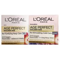 ราคา LOREAL Paris Age perfect Golden Age Rosy Day Night 50ml ลอรีอัล ปารีส เอจ เพอร์เฟค โรส เดย์ครีม ไนท์ครีม (1035686747)