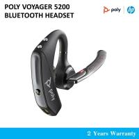 ราคา Poly Voyager 5200 Wireless Headset Plantronics Single Ear Bluetooth Headset w Noise Canceling Mic Ergonomic Design Voice Controls Lightweight Connect to Mobile Tablet via Bluetooth (25963773729)