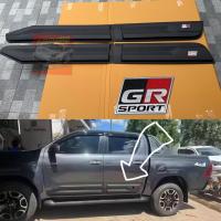 ราคา กันกระแทรกข้าง TOYOTA REVO 15 25 TOYOTA TARVO 25 ปัจจุบัน รถ4ประตู กาบกันกระแทรกข้าง งาน GR SPORT กาบข้างงานดำด้านมีกาว 3 M ด้านหลังพร้อมติดตั้ง (25560553731)